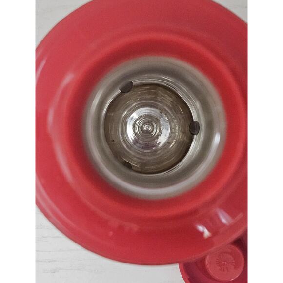 Vintage Stanley Aladdin Red Vacuum Bottle Thermos Quart Made‎ In USA - Picture 10 of 10